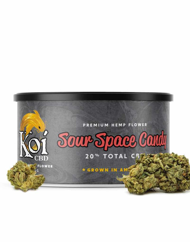KOI CBD FLOWER SOUR SPACE CANDY 4G