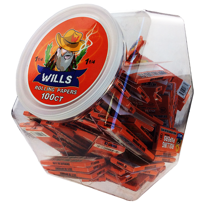 WILLS JAR ORANGE PAPER 100CT