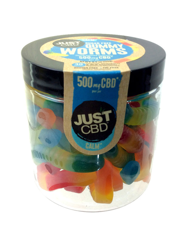 JUST CBD SUGAR FREE GUMMY WORMS