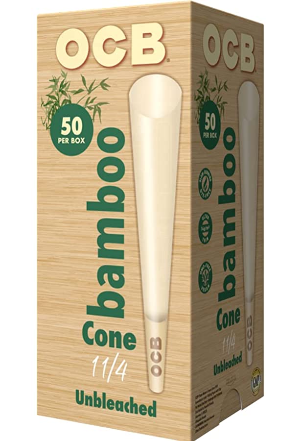 OCB BAMBOO UNBLEACHED CONE 1 1/4