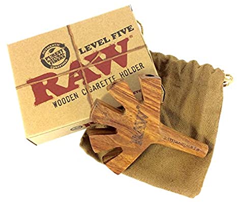 RAW LEVEL FIVE WOODEN CIGARETTE HOLDER