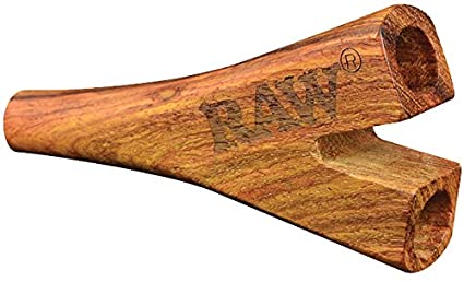 RAW DOUBLE BARREL WOODEN CIGARETTE HOLDER