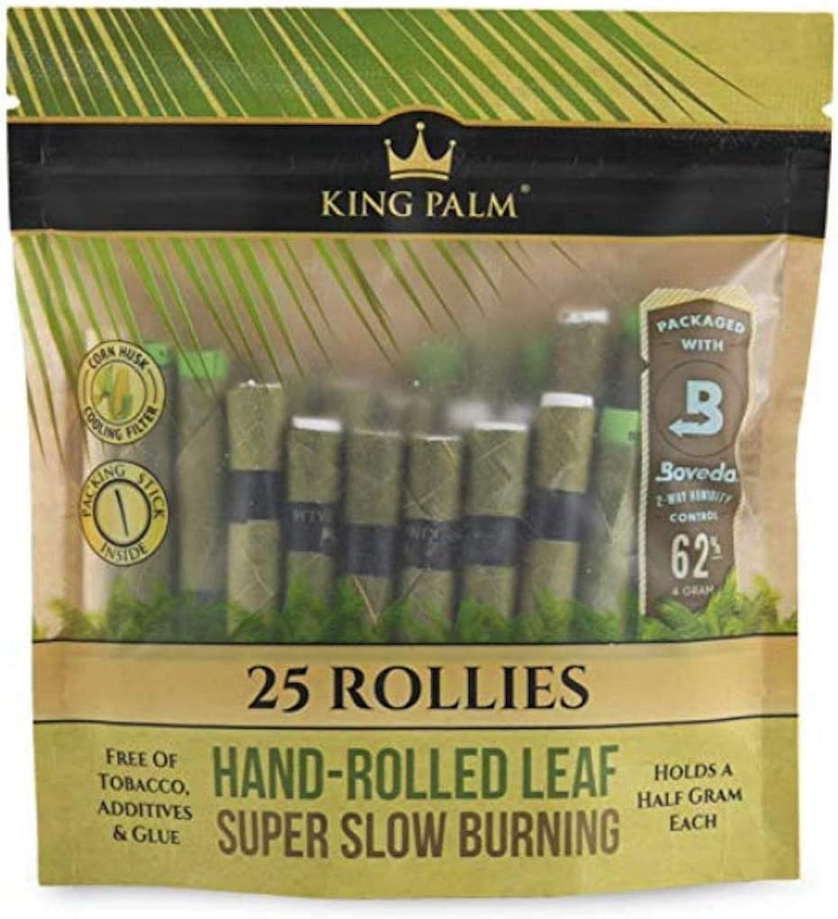 KING PALM ROLLIE 25 ROLLS