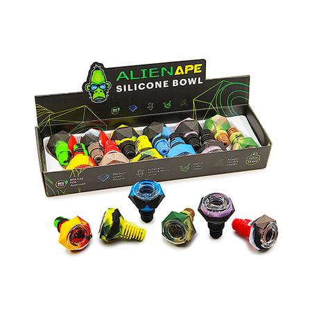 ALIEN APE SILICONE BOWLS BOX (12 PACK)