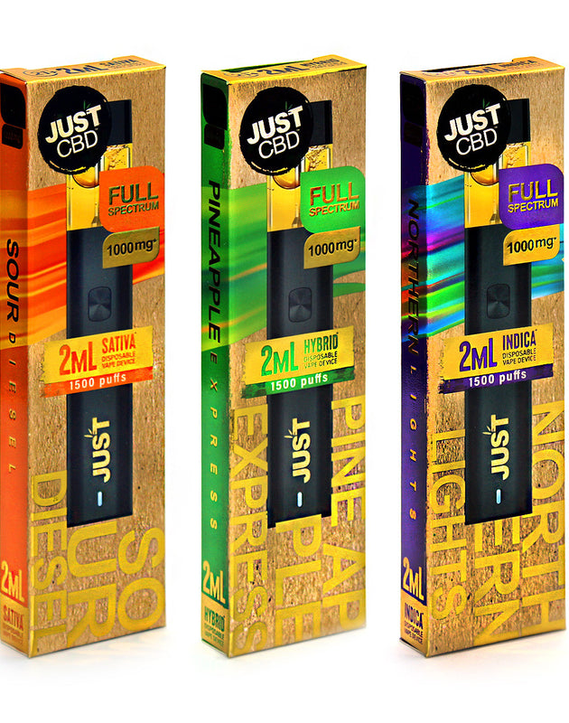 JUST CBD FULL SPECTRUM DISPOSABLE DEVICE 1500PUFFS