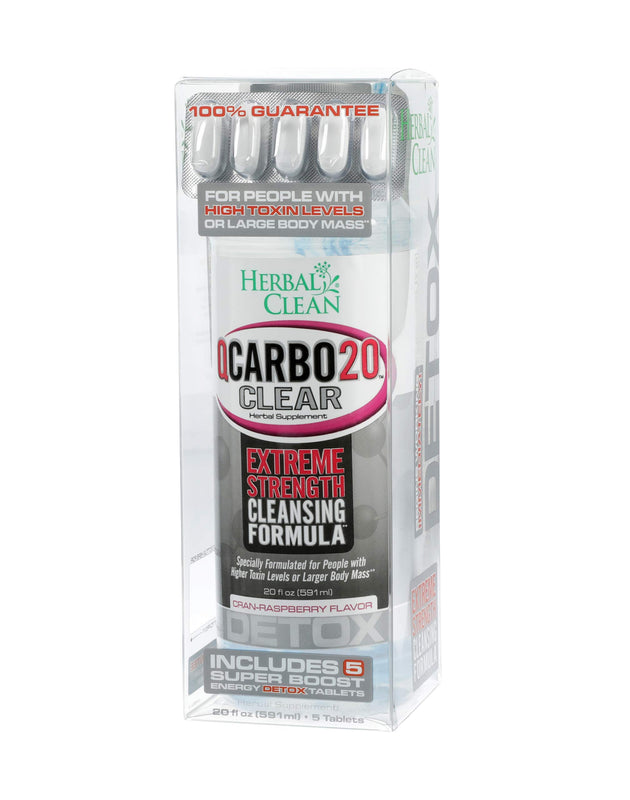 QCARBO 20OZ DETOX WITH PILLS