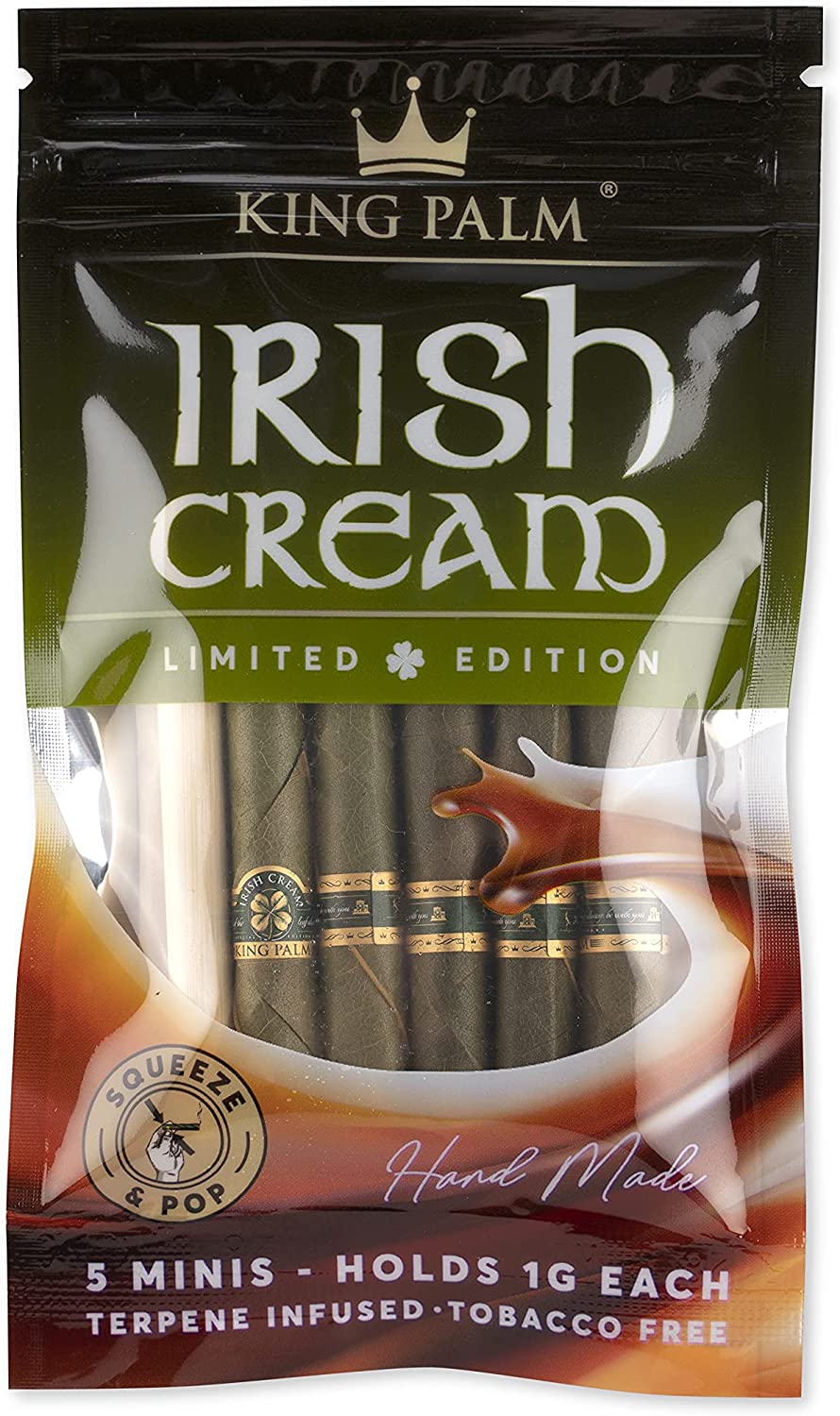 KING PALM 5 MINIS 1G IRISH CREAM