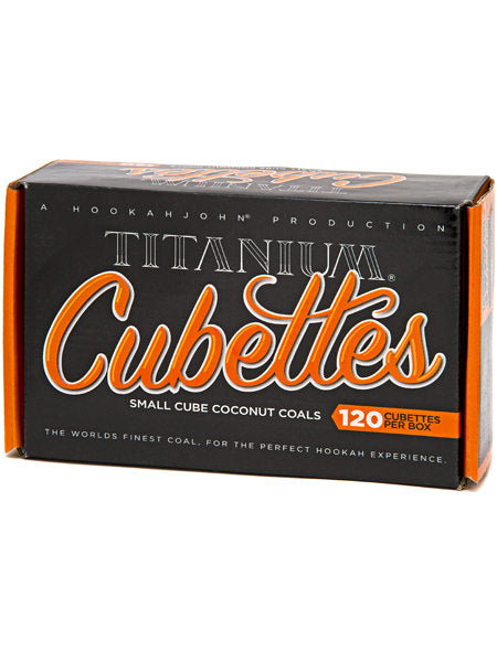 Titanium Charcoal Cubettes (120pc per box)