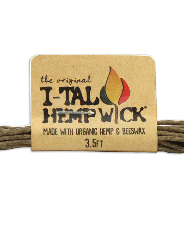 I-TAL HEMP WICK BEESWAX 50CT