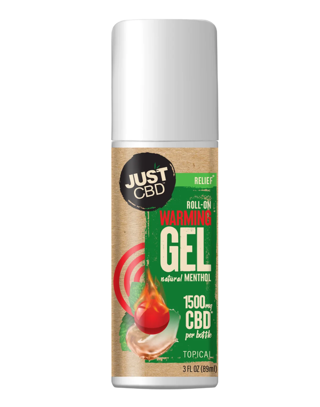 JUST CBD ROLL ON WARMING GEL 1500MG