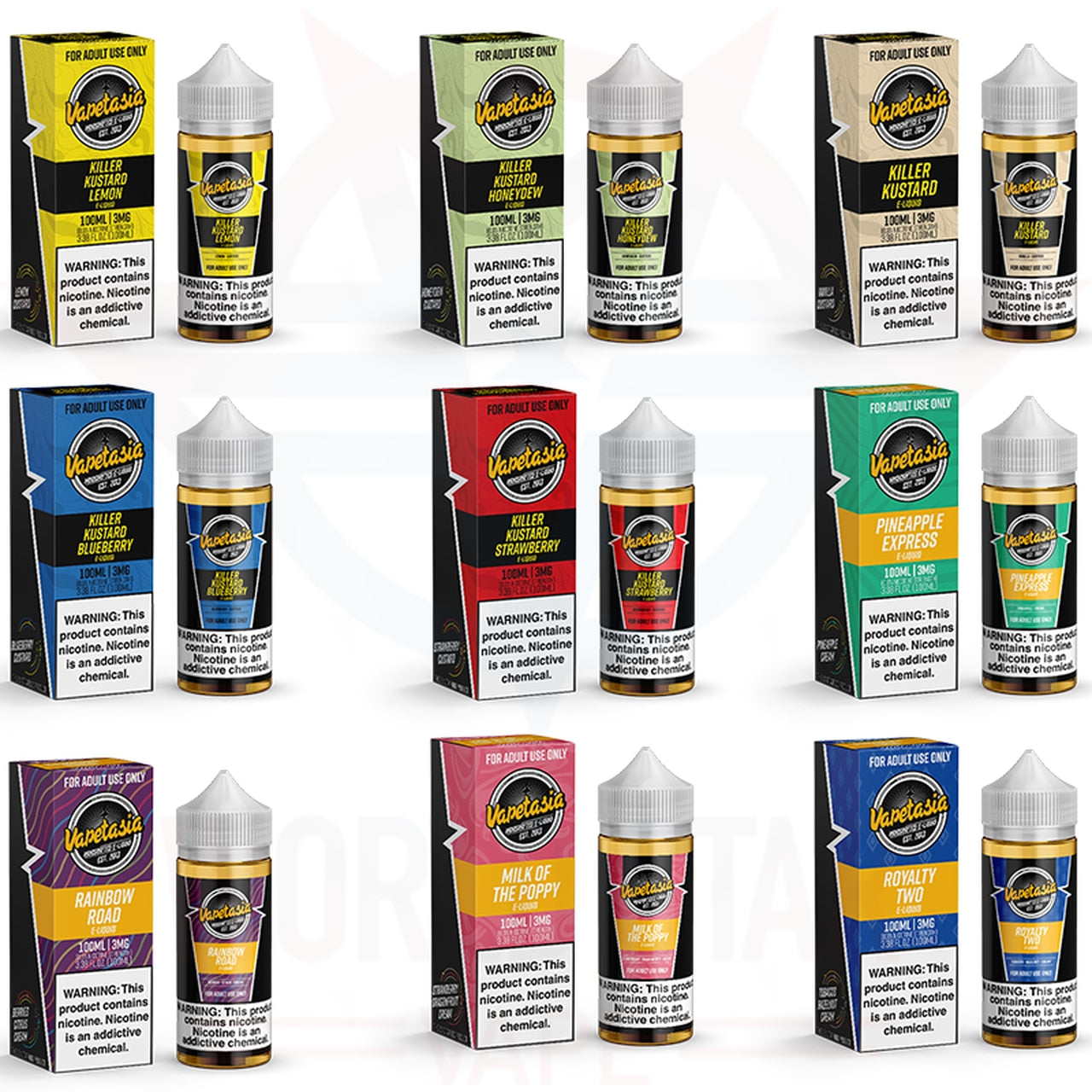 Vapetasia Killer Kustard Series E-Juice 100ml