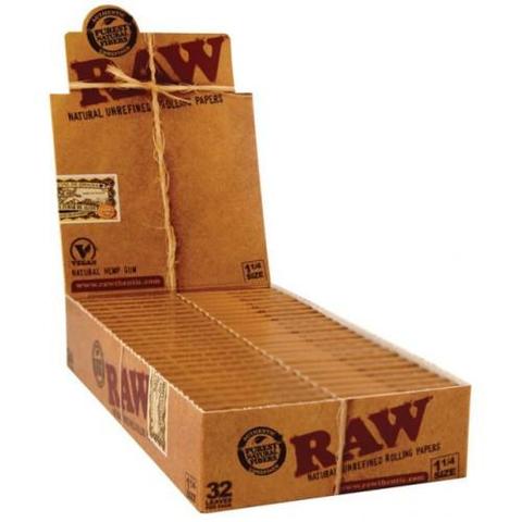 RAW CLASSIC 1 1/4 24 PER BOX