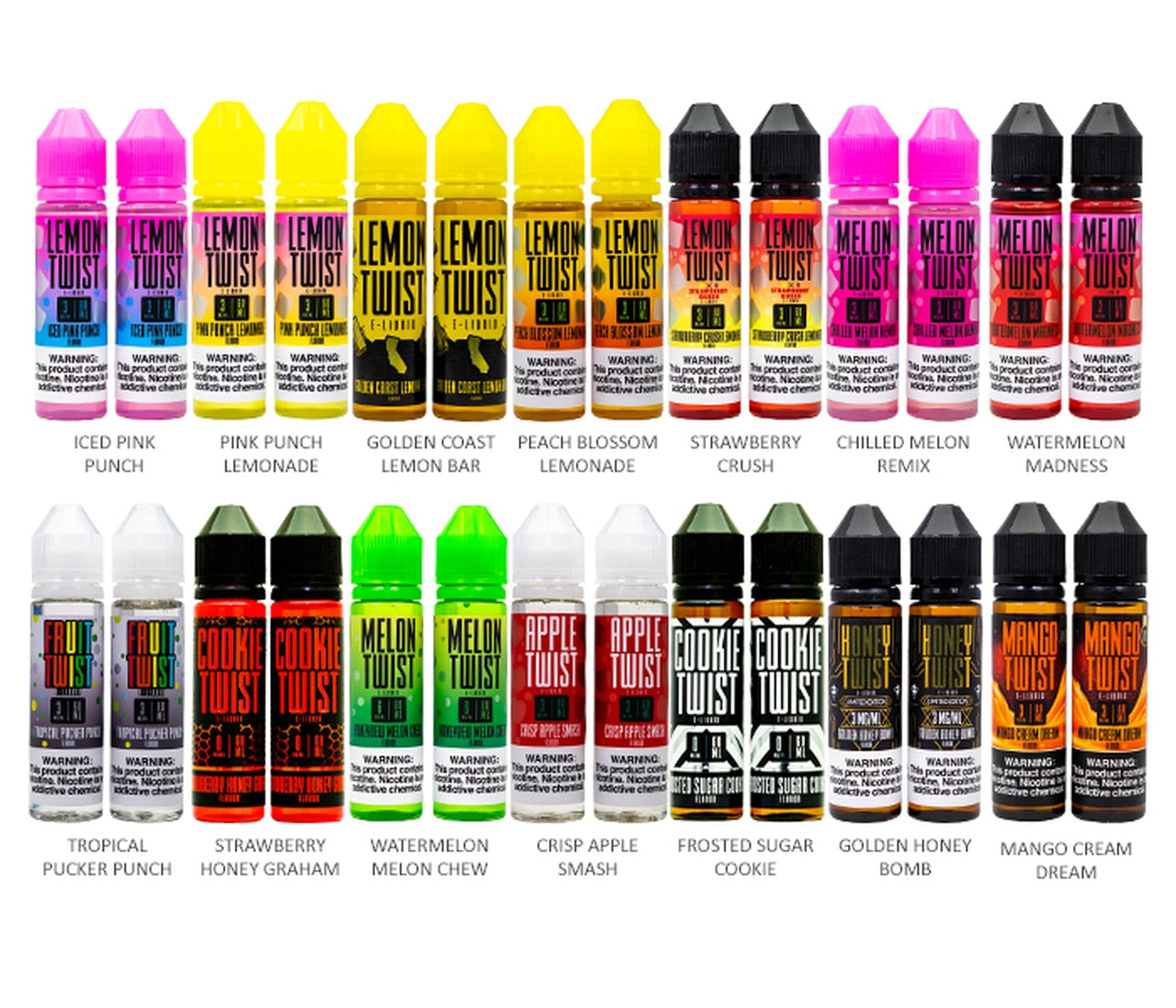 Twist Series E-Juice 2x60ml