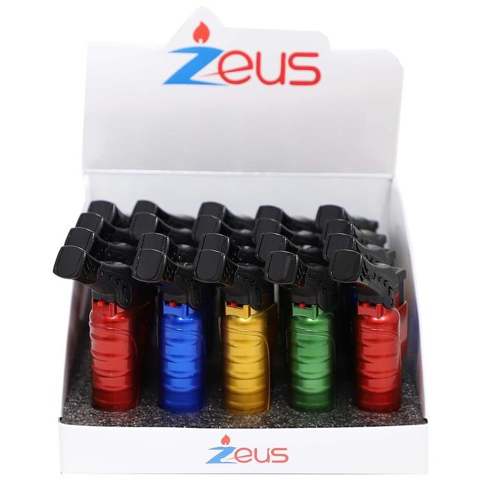 ZEUS 4" RUBBER SIDE TORCH LIGHTER 20CT