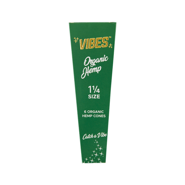 VIBES ORGANIC HEMP 1 1/4 CONES