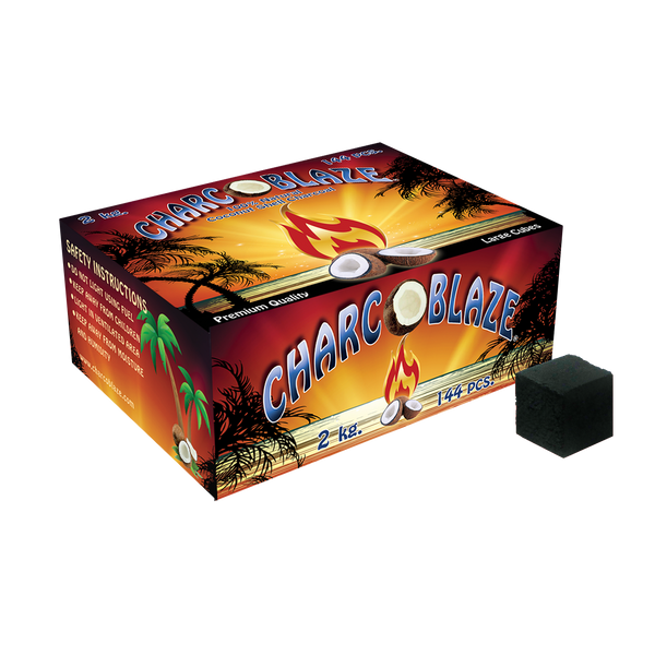 CHARCO BLAZE CHARCOAL 2KG 144PCS