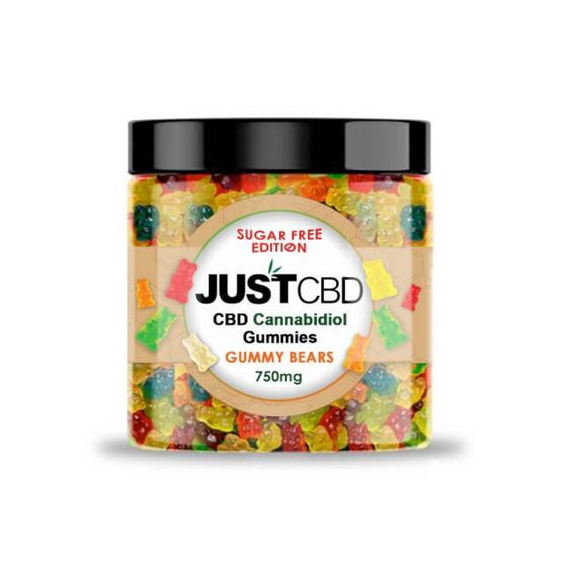 JUST CBD SUGAR FREE GUMMY BEARS 750MG