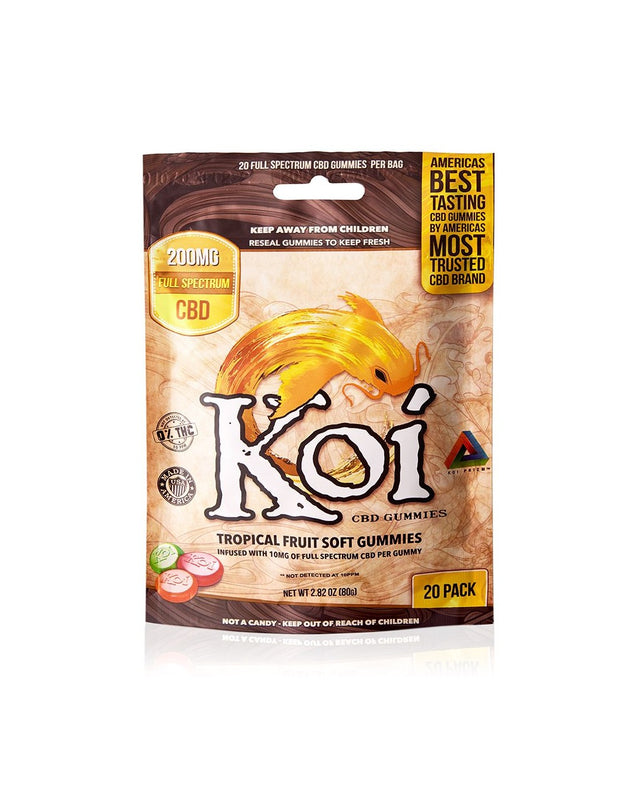 KOI CBD GUMMIES TROPICAL 200MG