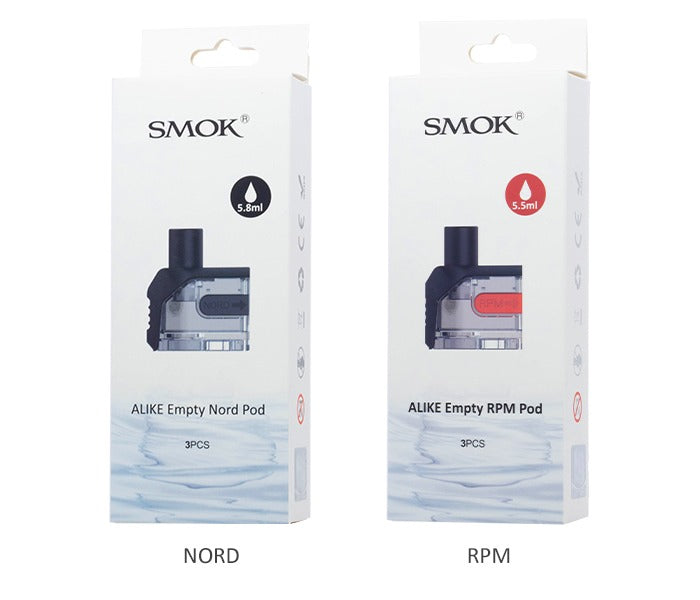 SMOK ALIKE EMPTY NORD POD (3 PACK)