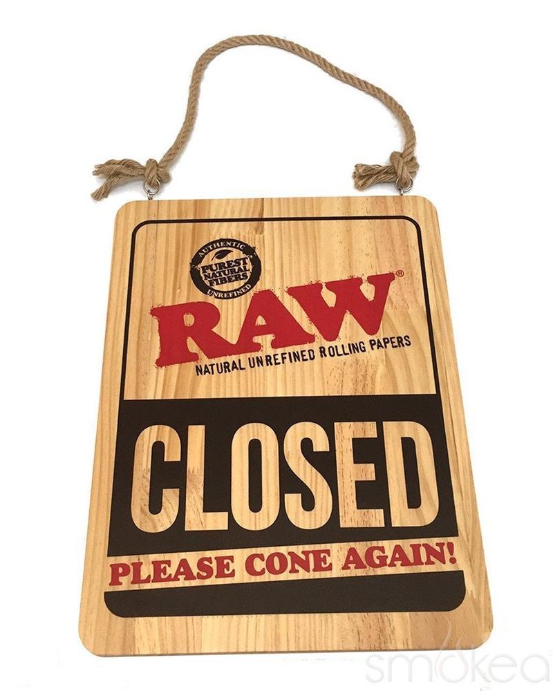 RAW SIGN CLOSED