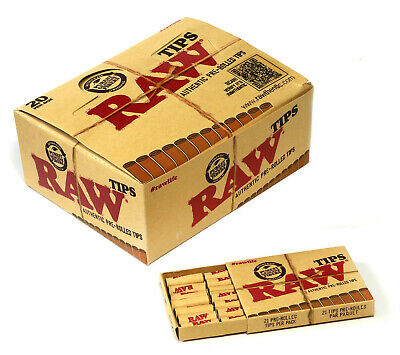 RAW TIPS 20 PER BOX