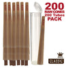 RAW CONES KING SIZE 200 TUBES