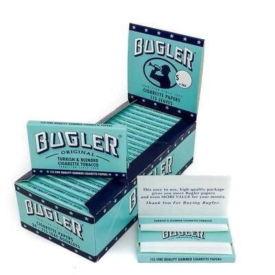 BUGLER CIGARETTE PAPER 115 LEAVES 24 COUNT