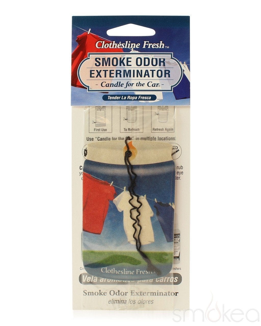 SMOKE ODOR EXTERMINATOR CAR HANGER