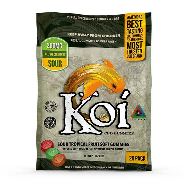 KOI CBD GUMMIES SOUR 200MG